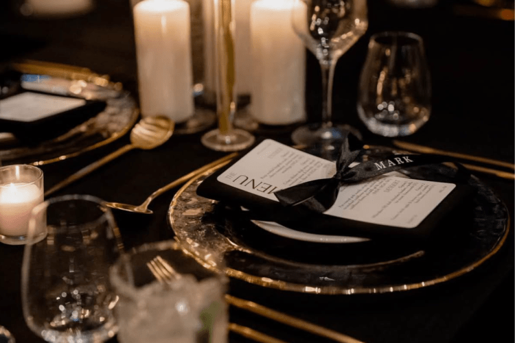 gold charger plate hire auckland nz