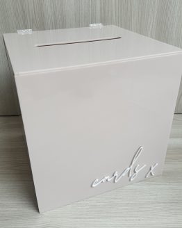 Sand Beige Acrylic Wishing Well Hire Coromandel NZ