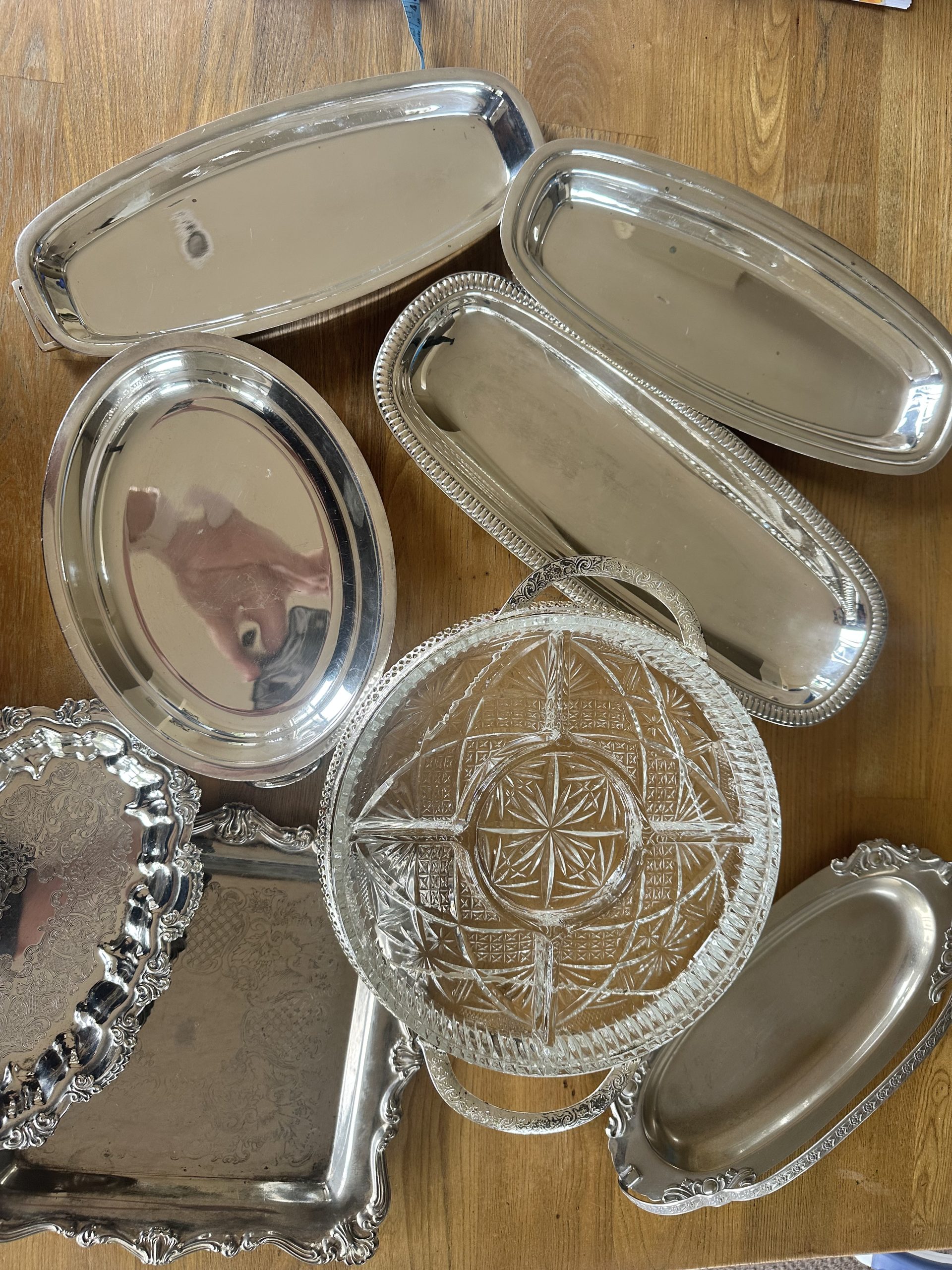 vintage silver dishes and tray hire auckland nz