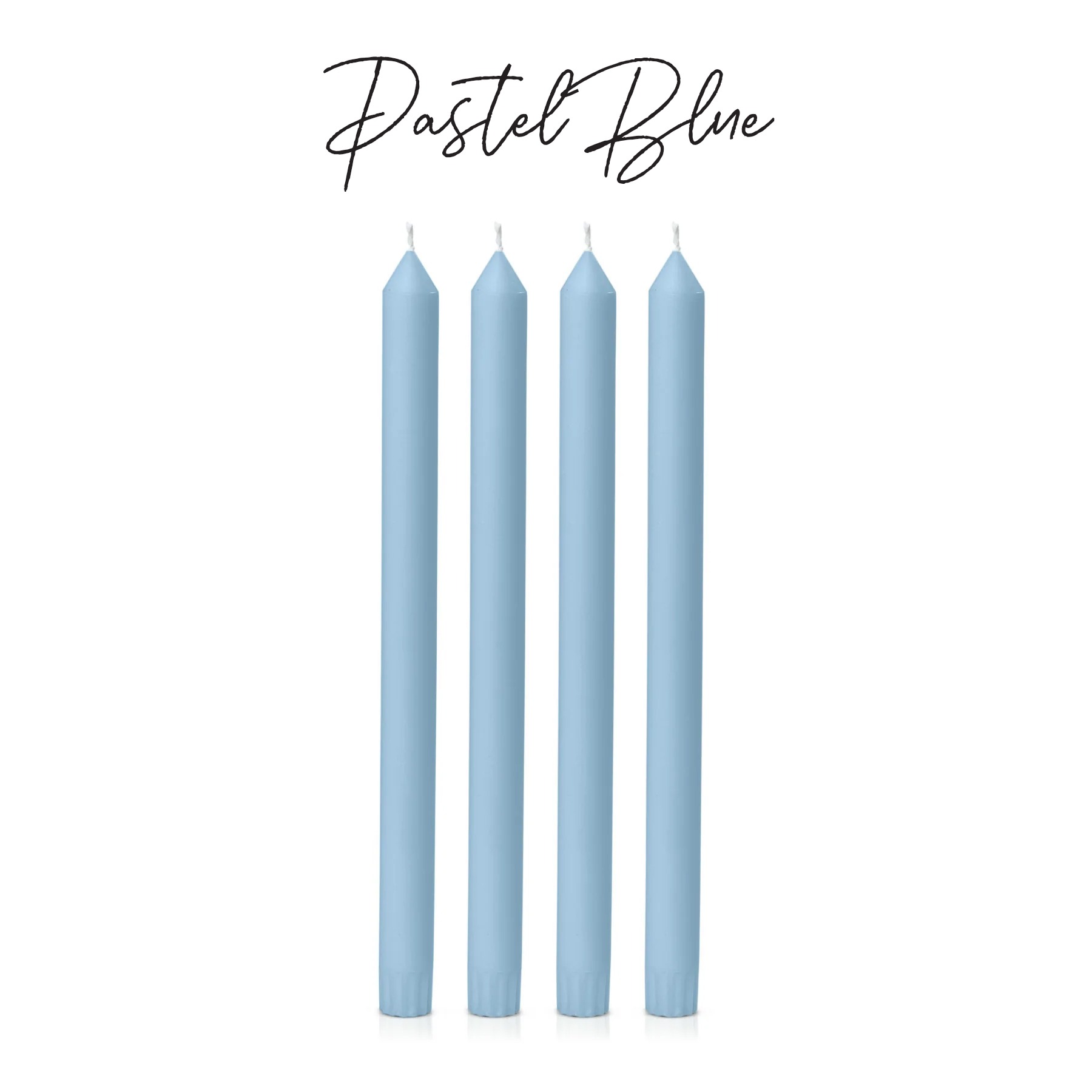 Pastel Blue coloured candle for purchase