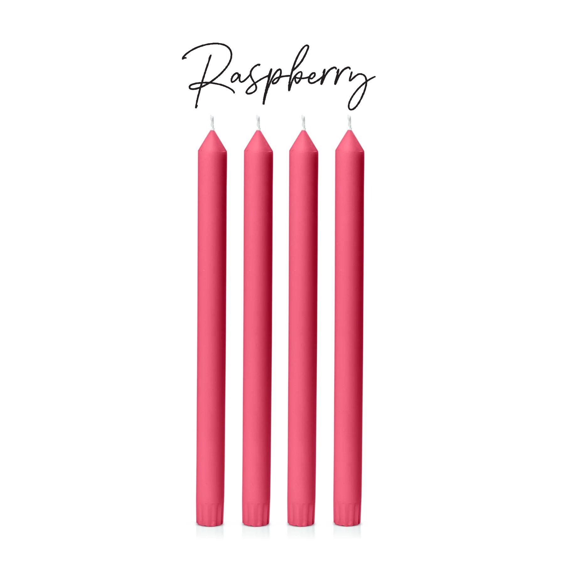 Raspberry coloured candle for purchase