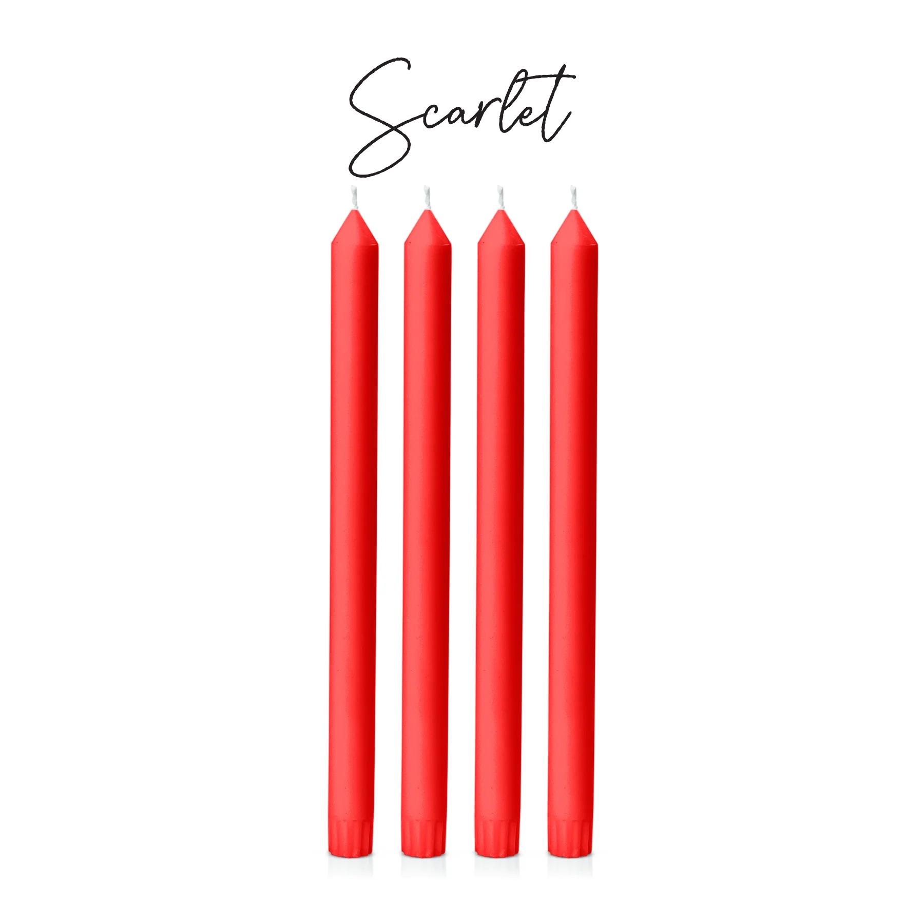 Scarlet coloured candle for purchase