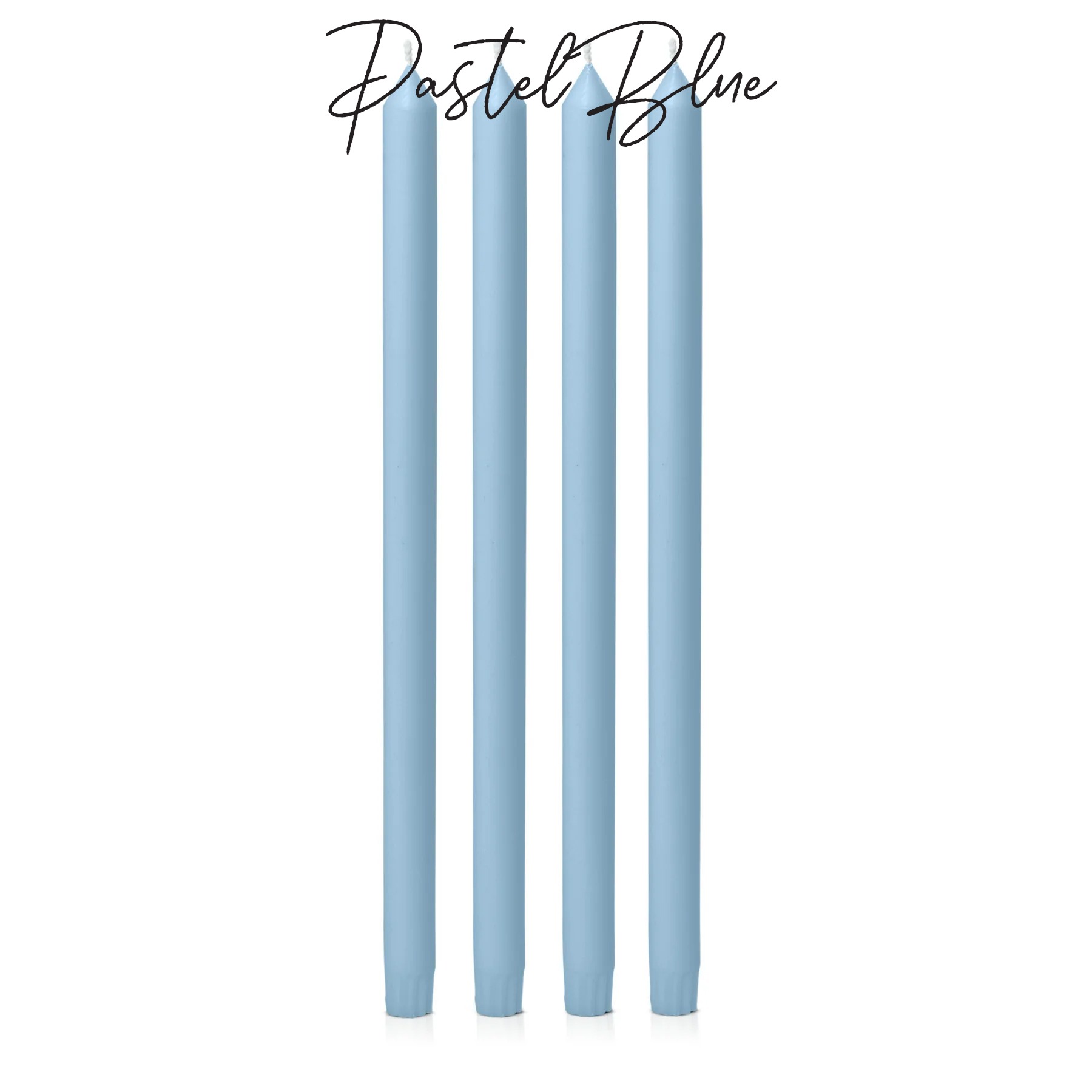 buy pastel blue dinner candles nz