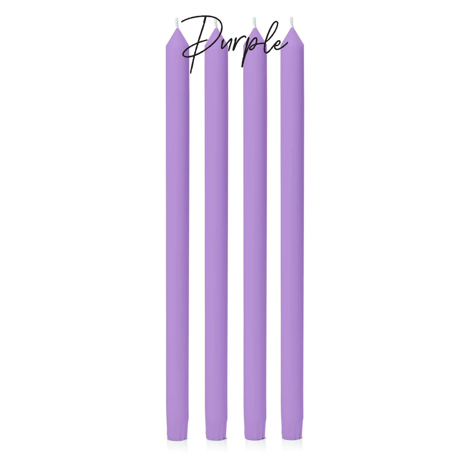 buy purple dinner candles nz