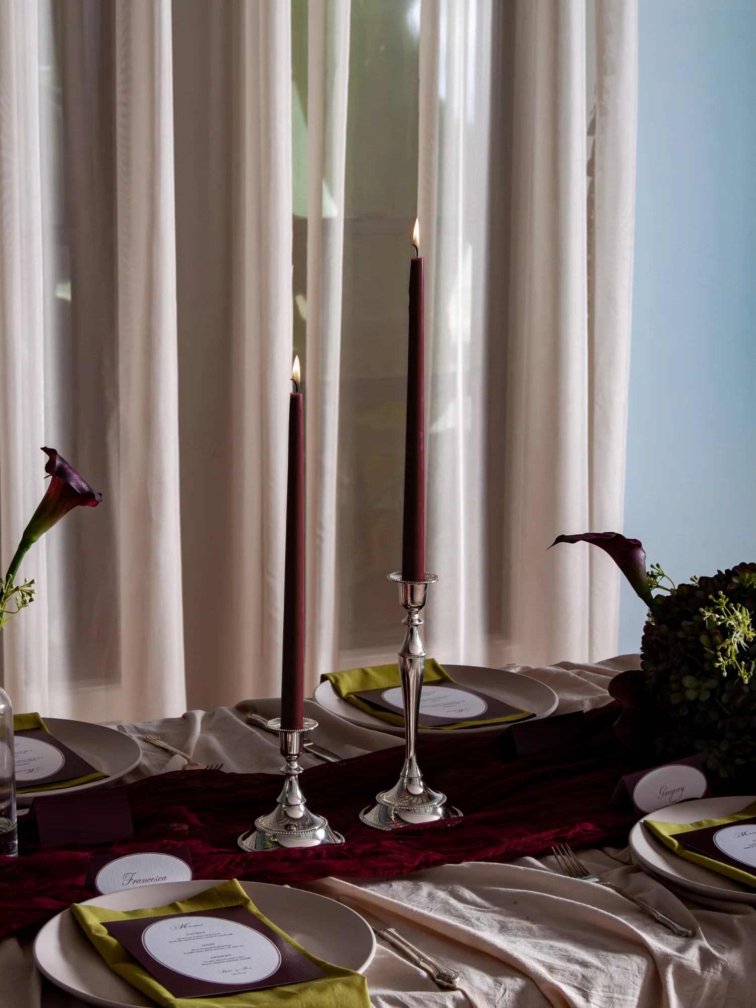 rent silver candlesticks nz