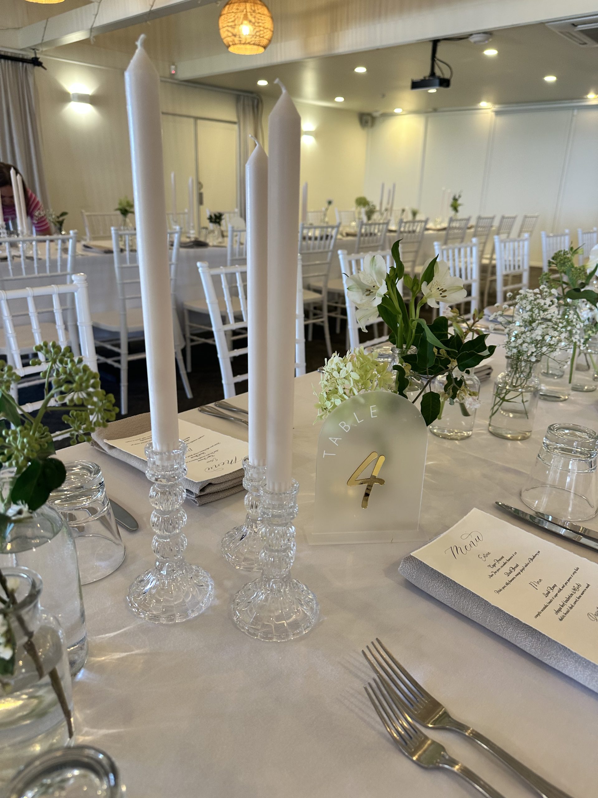 glass candlestick hire auckland nz