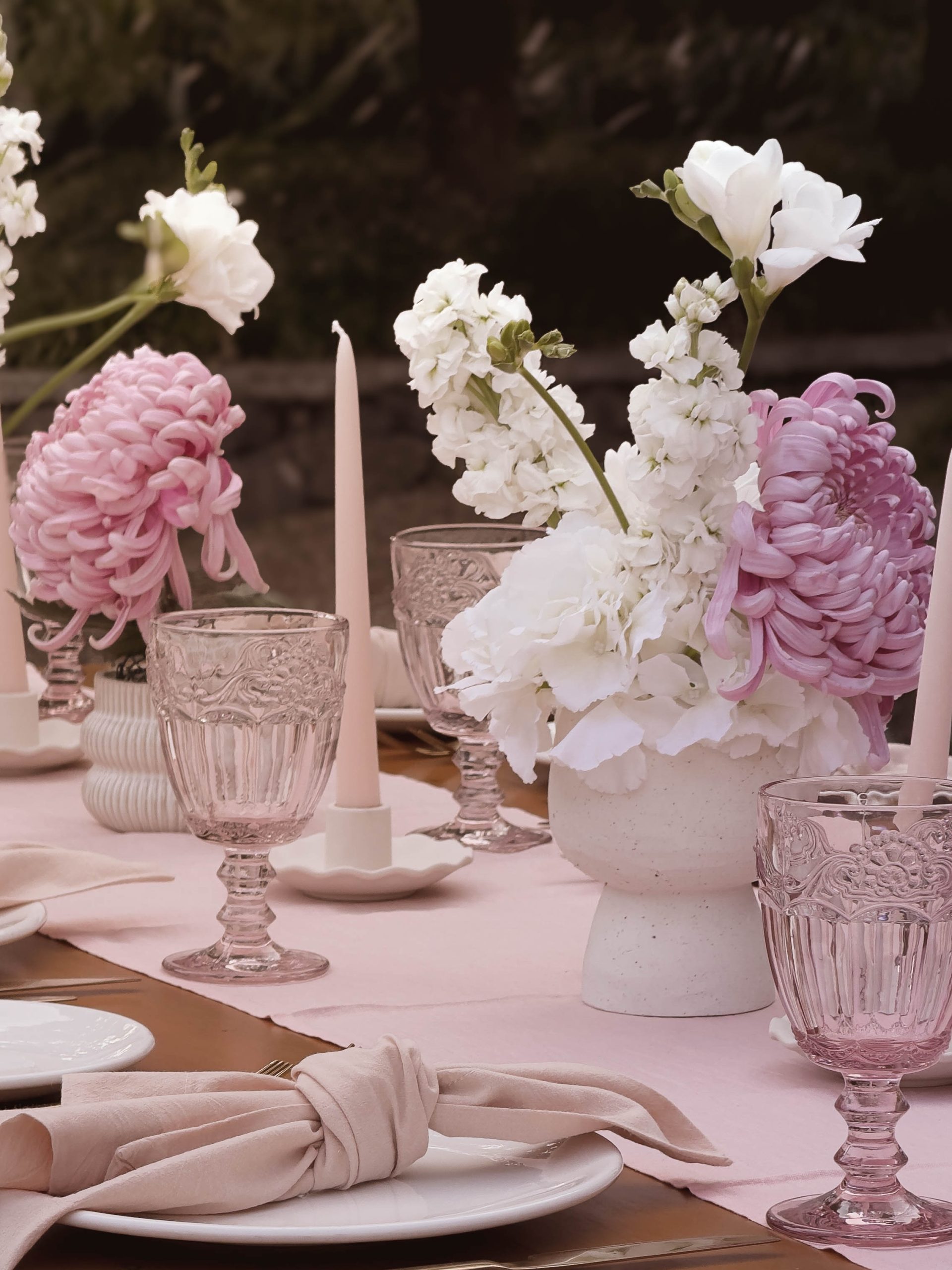 Amelie Wine Goblet - Pink - Image 21